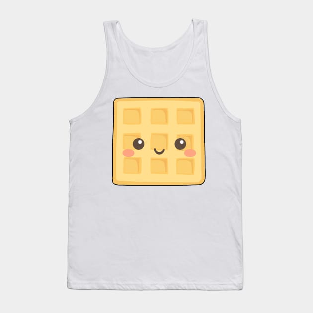 Cute Waffle Tank Top by idkco